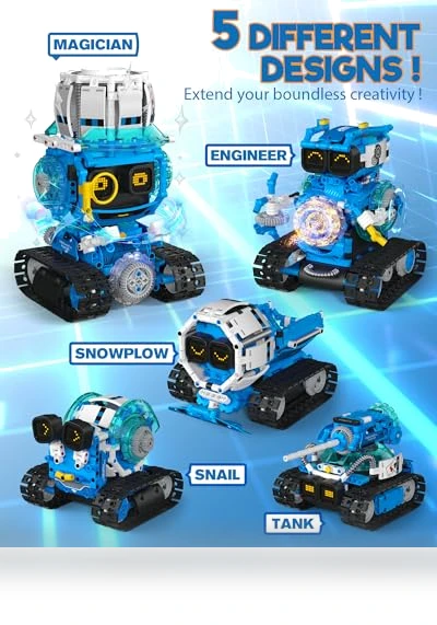 STEM Robot Building Toys — Interactive Figures & Robots, Opmind