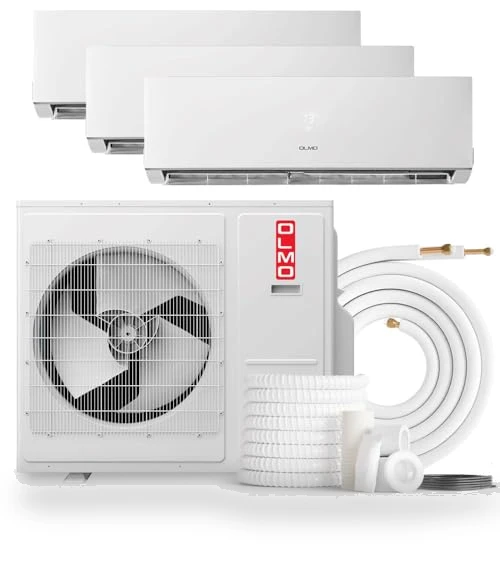 Tri Zone Wall Mount Ductless Mini Split A/C and Heater — Split-System, OLMO