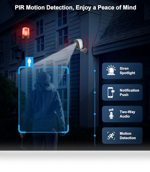 Wireless Outdoor Security Camera — Smart Home Security, ZEEPORTE SECURITY