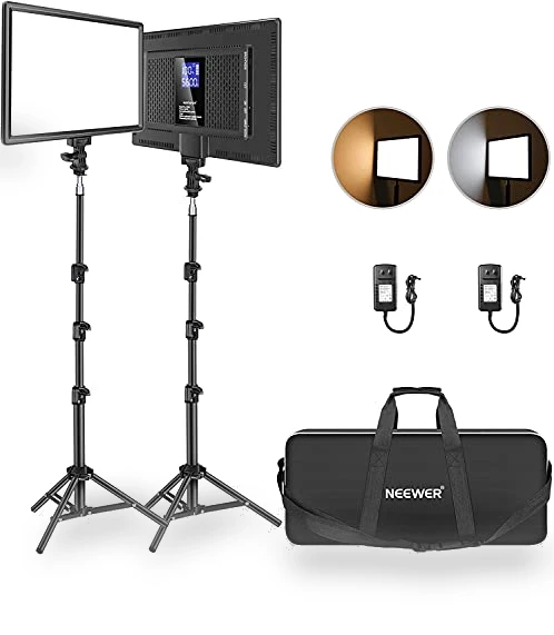 13" LED Video Light Panel Kit — Photography Lighting & Studio Equipment, NEEWER