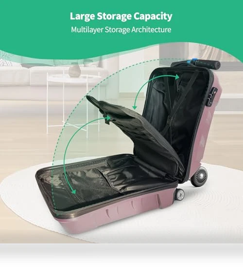 3-D Hardshell Ride Scooter Luggage for Kids — Kids' Luggage, muhub