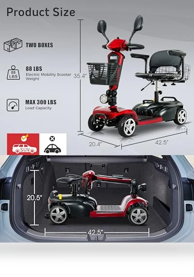 4 Wheel Mobility Scooter — Mobility Scooters, MIHAYO