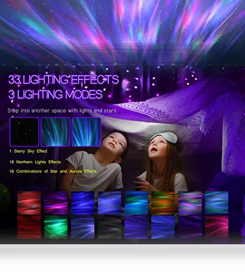 Aurora Projector with Light Effects and Bluetooth Speaker — Outdoor Light Projectors, HODANS