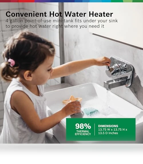 Electric Mini-Tank Water Heater — Compact Countertop Dishwashers, BOSCH