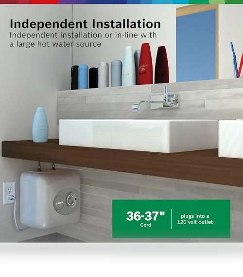Electric Mini-Tank Water Heater — Compact Countertop Dishwashers, BOSCH