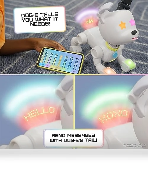 Interactive Robot Dog with Colorful LED Lights — Cameras & Monitors, WowWee