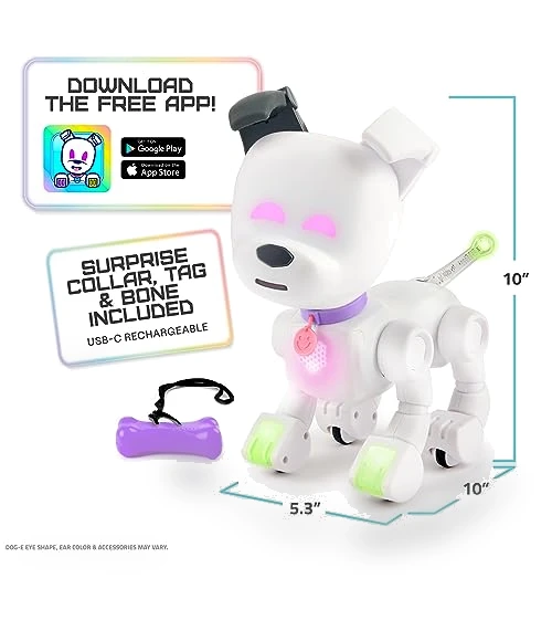 Interactive Robot Dog with Colorful LED Lights — Cameras & Monitors, WowWee