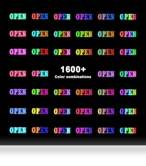 LED Open Sign — Commercial TVs & Displays