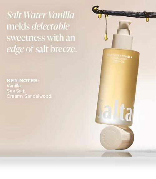 Luxurious Salt Water Vanilla Body Oil — Balms & Moisturizers, Saltair