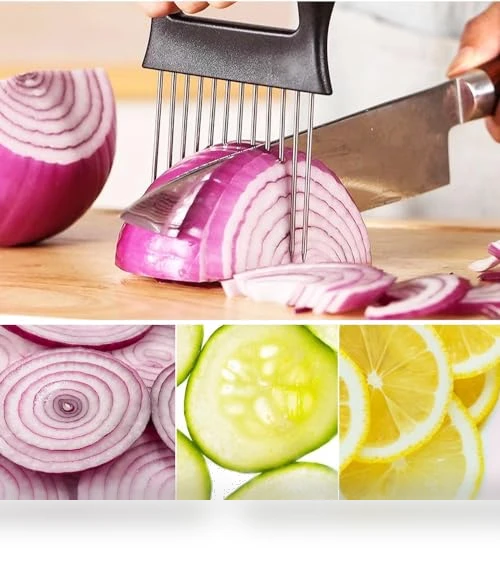 Onion Holder for Slicing — Vegetable, Kerrtoa