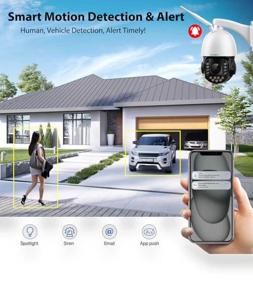 Outdoor Security IP Camera with 20X Optical Zoom — Security Cameras, SV3C