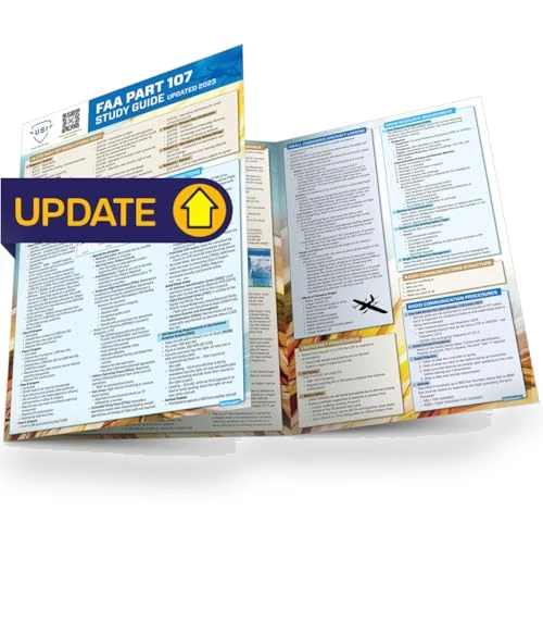 QuickStudy Reference Guide for FAA Part 107 Drone — Drones & UAV Technology, Unmanned Safety Institute