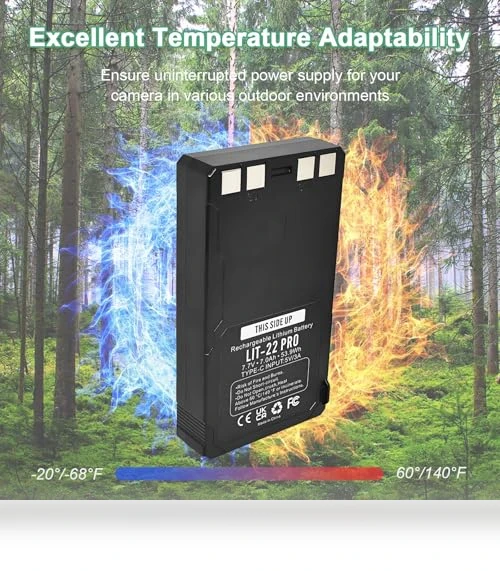 Rechargeable Lithium Battery Pack - 2 Pack — Batteries, ROYEUEU