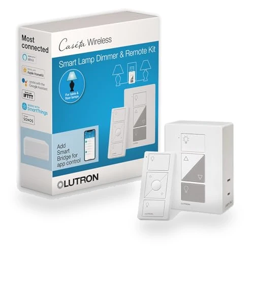 Smart Lamp Dimmer 3-Way Kit with Pico Remote — LED, Lutron