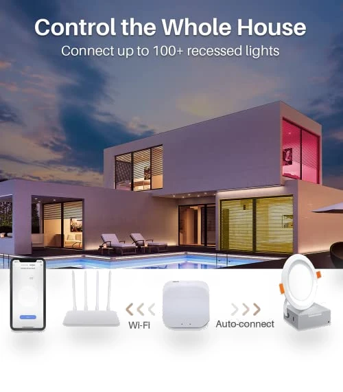 Smart LED Recessed Lighting — LED, Peteme