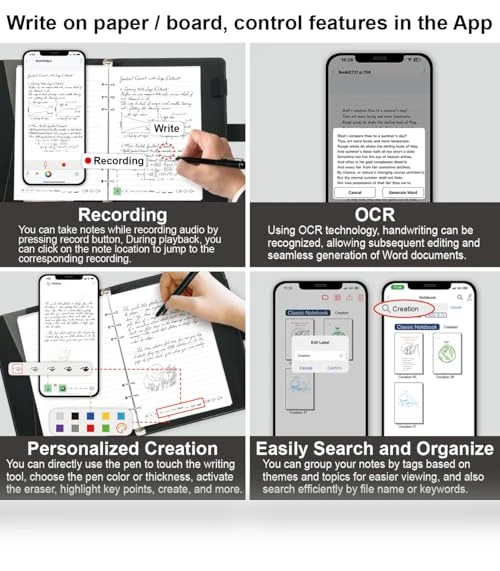 Smart Pen Notebook and Writing Board Set — Smart Writing Tools, Ophayapen