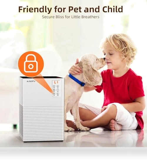 Air Purifier for Home Large Room — HEPA Air Purifiers, AMEIFU
