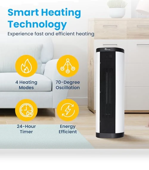 Ceramic Space Heater — Portable Heating Solutions, Senville