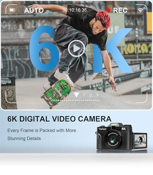 Digital Camera for Photography and Vlogging — Mirrorless Cameras, Yatao