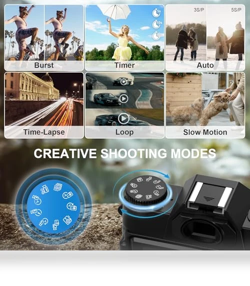 Digital Camera for Photography and Vlogging — Mirrorless Cameras, Yatao