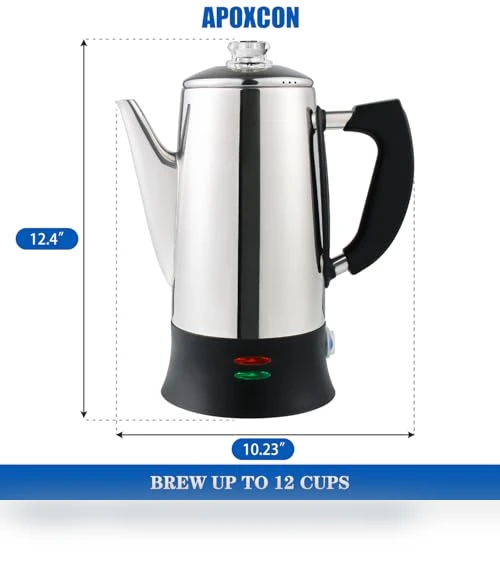 Electric Coffee Percolator — Electric Coffee Brewers, APOXCON