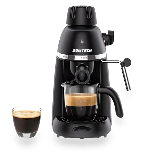 Espresso Cappuccino Machine with Milk Frother — Coffee & Espresso Combos, SOWTECH