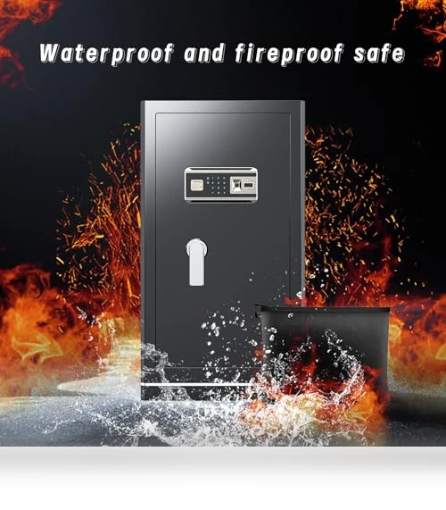 Extra Large Home Safe with Fireproof Waterproof Bag — Cabinet Safes, FABAO