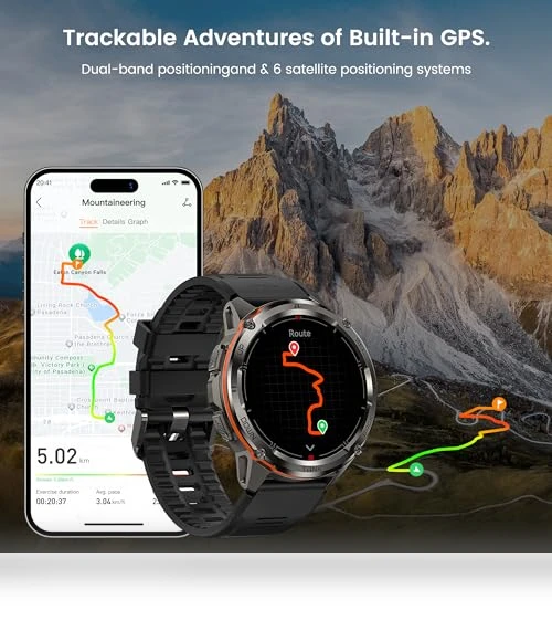 GPS Smart Watch — Smartwatches, AMAZTIM