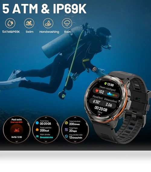 GPS Smart Watch — Smartwatches, AMAZTIM