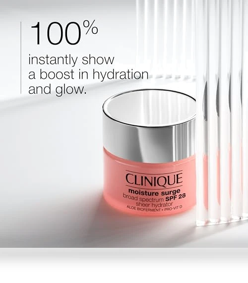 Moisture Surge Broad Spectrum SPF 28 Sheer Hydrator Face Moisturizer — Facial Hydration, Clinique