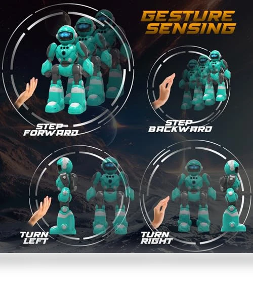 Programmable Remote Control Robot with Magic Record Voice Function — Interactive Figures & Robots, STEMTRON