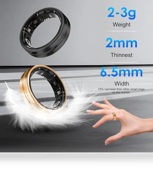 Smart Ring Fitness Tracker — Smartwatches, Dkeof
