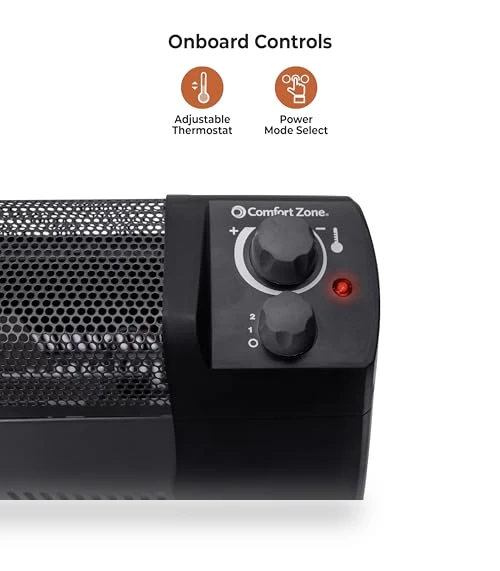 Space Heater for Indoor Use — Portable Heating Solutions, Comfort Zone