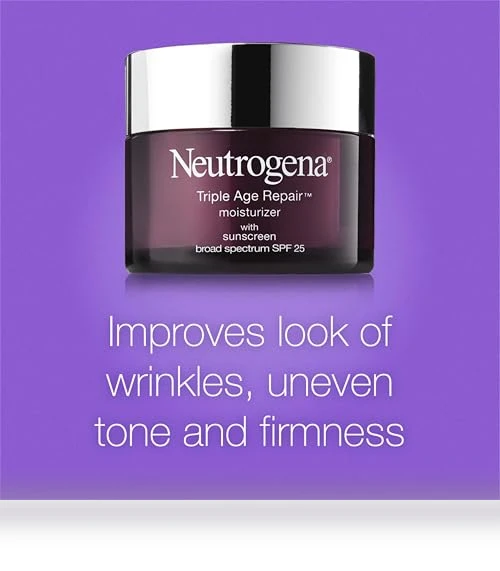 Triple Age Repair Face Moisturizer with SPF 25 — Facial Hydration, Neutrogena