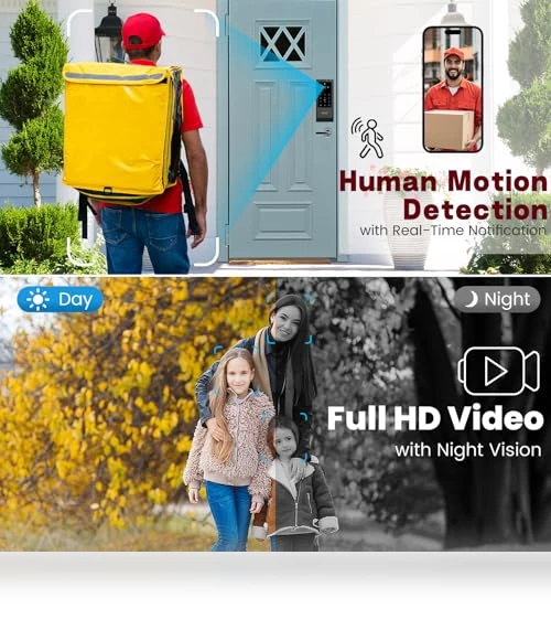 Video Smart Lock with Camera & Doorbell — Smart Home Security, Devo