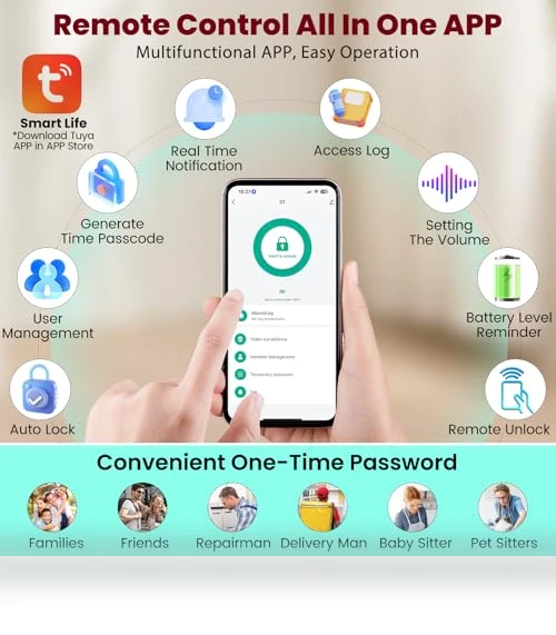 Video Smart Lock with Camera & Doorbell — Smart Home Security, Devo