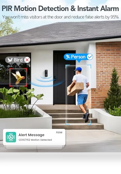 Wireless Video Doorbell Camera — Security Cameras, XTU
