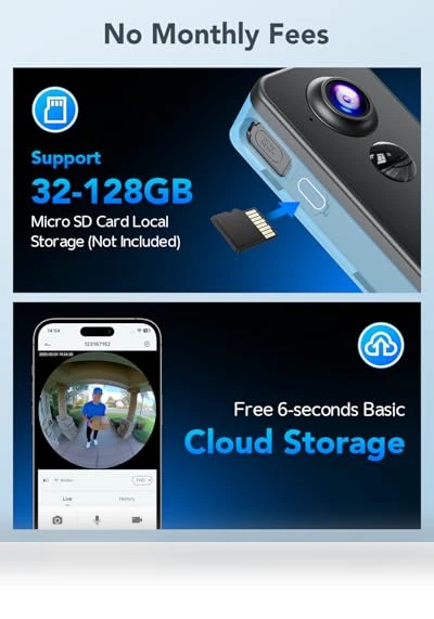 Wireless Video Doorbell Camera — Security Cameras, XTU