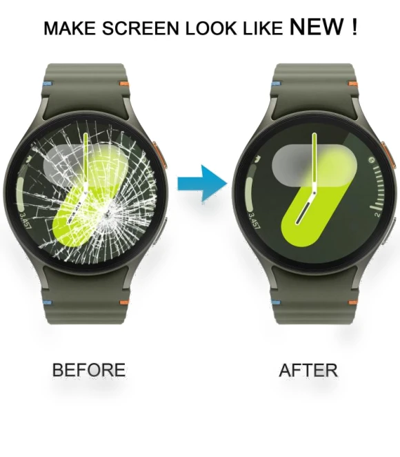 Front Screen Outer Glass Lens — Smartwatch Screen Shields, Samsung