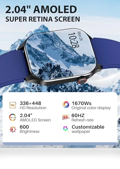 Infrared True Blood Oxygen Monitor Smart Watch — Smartwatches, SOUYIE