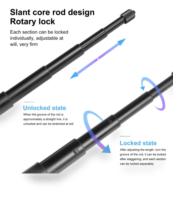 Metal Selfie Stick Monopod — Selfie Sticks, PULUZ