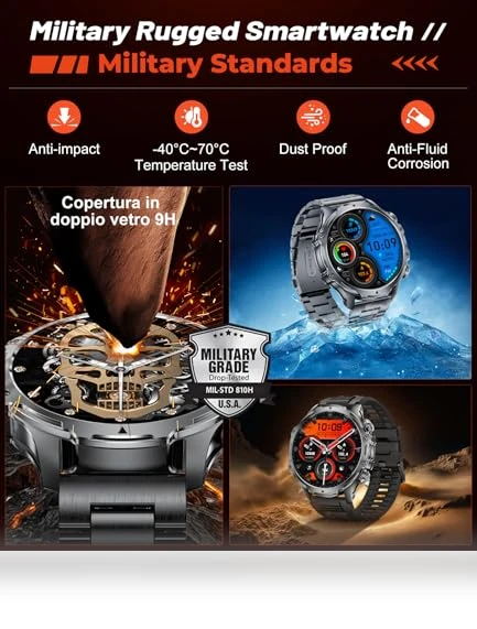 Military Smart Watch for Men — Smartwatches, SUNTKA
