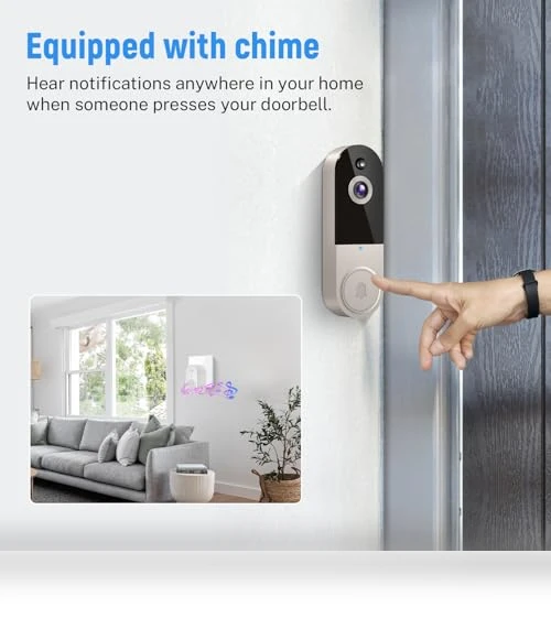 Smart Wireless Video Doorbell Camera with Chime — Smart Home Security, Shenzhen Puge Electronics Co., Ltd.