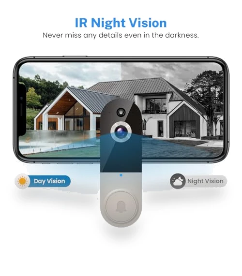 Smart Wireless Video Doorbell Camera with Chime — Smart Home Security, Shenzhen Puge Electronics Co., Ltd.