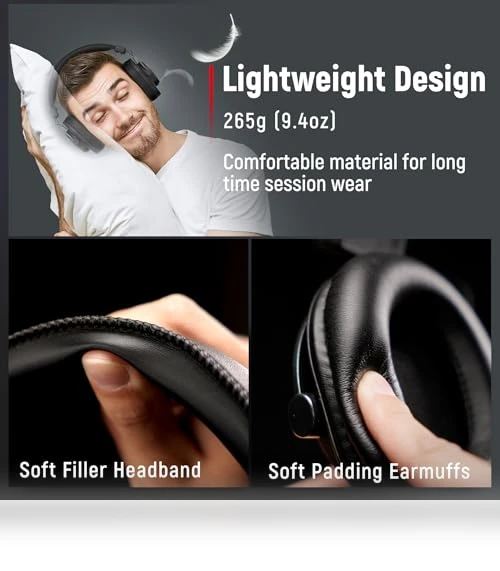 Studio Monitor Headphones for Recording — Earphones, FIFINE