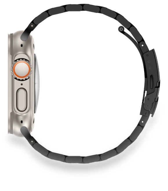 Three Beads Titanium Alloy Metal Watch Band — Bands
