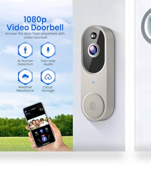Video Doorbell Camera Wireless — Smart Home Security, ALPHAPEACH