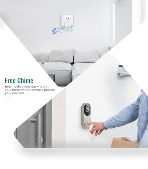 Video Doorbell Camera Wireless — Smart Home Security, ALPHAPEACH