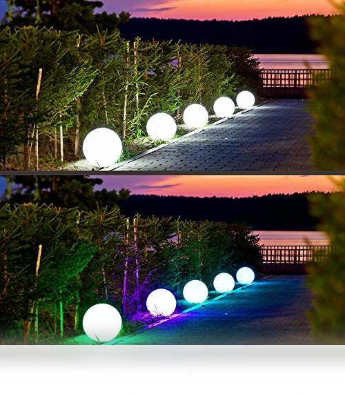 Waterproof Rechargeable LED Glowing Ball Light Orb Globe Lamp — Outdoor Light Projectors, Mr.Go