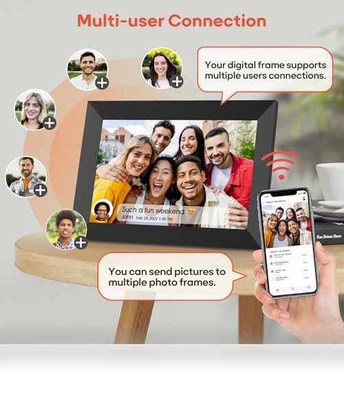 WiFi Digital Picture Frame — Digital Frames, BIGASUO